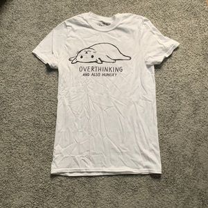Graphic T, White , soft, never worn, and from hot topic